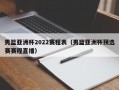 男篮亚洲杯2022赛程表（男篮亚洲杯预选赛赛程直播）