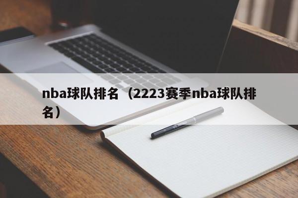 nba球队排名（2223赛季nba球队排名）